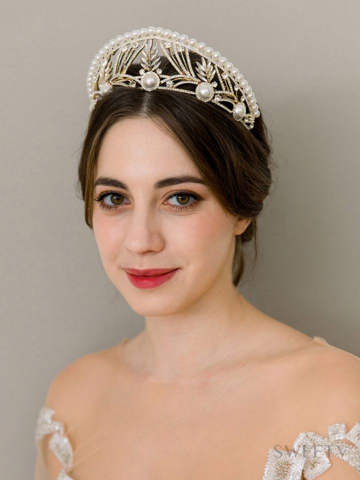 SV Arabella Wedding Tiara $18.99 Queen Crowns- SWEETV