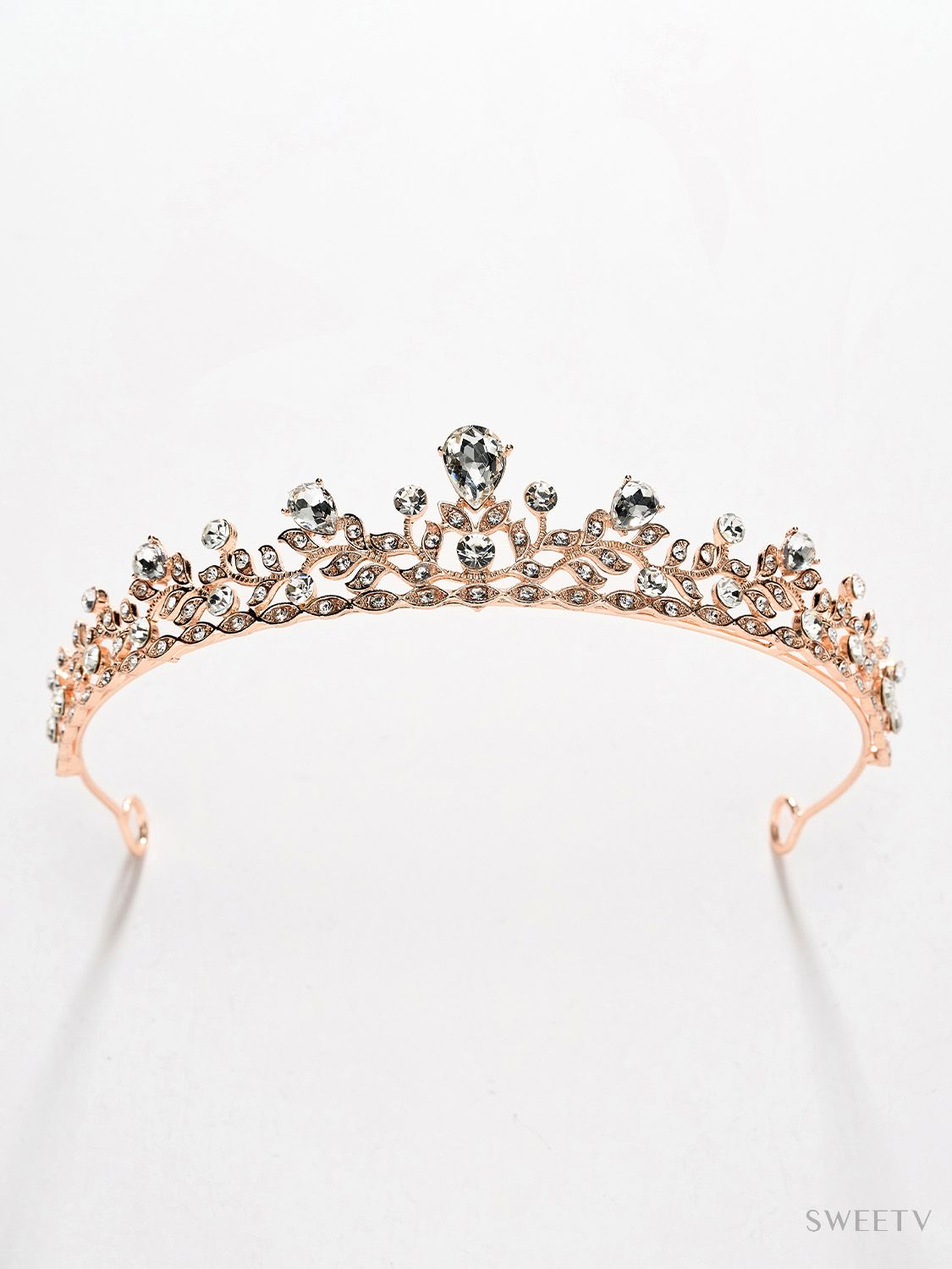 SV Elizabeth Wedding Tiara $18.99 Wedding Crowns- SWEETV